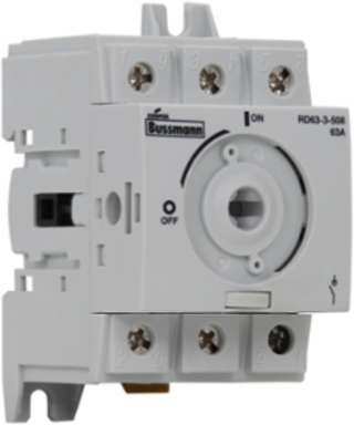 Non-Fused Rotary Disconnect Switch 63A, 600V, 2.55 Inch Width, 2.97 Inch Height