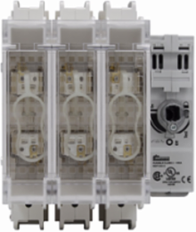 Fused Rotary Disconnect Switch 100A 600V AC 250V DC Flange Standard Operation
