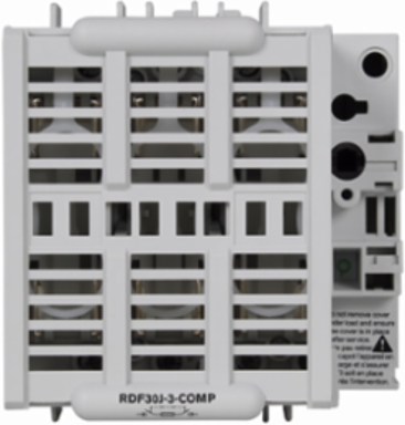 Fused Rotary Disconnect Switch 600V 30A Compact Front Handle 3 Inch x 4.5 Inch