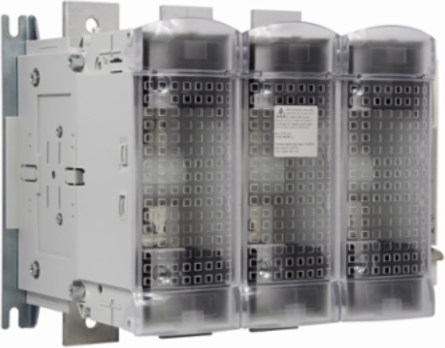 Fused Rotary Disconnect Switch 600A, 600 Vac/Vdc, Front Handle, 11.2 Inch Width