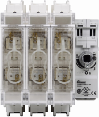 Fused Rotary Disconnect Switch 60A, 600 Vac, 5.75 Inch Depth, Flange
