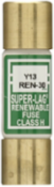 Renewable Fuse, 30 Amp, 250 Volt, 10 kAIC, Ferrule X Ferrule Connection, 10 Units