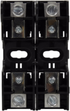 Eaton Bussmann Series RM modular fuse block, 250V, 0-30A, Box lug, Two-pole