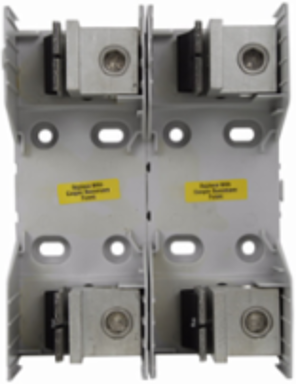 Eaton Bussmann Series RM modular fuse block, 250V, 225-400A, Knife Blade End X Knife Blade End, Two-pole