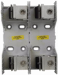 Eaton Bussmann Series RM modular fuse block, 250V, 225-400A, Knife Blade End X Knife Blade End, Two-pole