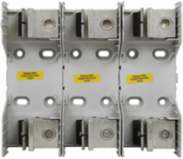 Eaton Bussmann Series RM modular fuse block, 250V, 225-400A, Knife Blade End X Knife Blade End, Three-pole