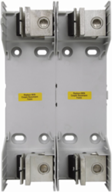 Eaton Bussmann Series RM modular fuse block, 600V, 225-400A, Knife Blade End X Knife Blade End, Two-pole