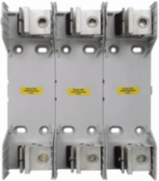 Eaton Bussmann Series RM modular fuse block, 600V, 225-400A, Knife Blade End X Knife Blade End, Three-pole