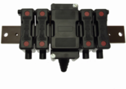 Four-Way Low Voltage Fuse Holder 660V 20A, 4.268 LB, 136 MM Height