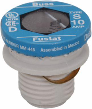 Plug Fuse 3/10A Time Delay Rejection Base 125V 10 kAIC Heavy Duty