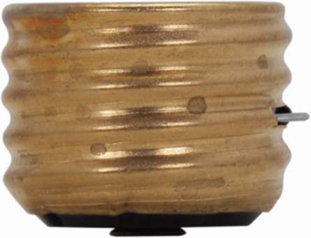 Type S Plug Fuse, 1 Amp, 10 kAIC Interrupt Rating, Dimensions 0.85 x 0.98 x 0.98 Inch