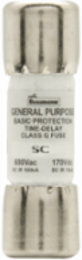 Current-Limiting Fast Acting Fuse, 2 A, Class G, 600 Vac, Ferrule End x Ferrule End
