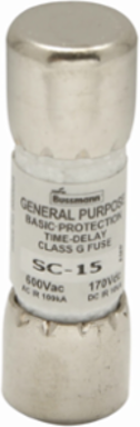 Current-Limiting Fuse, 3A, 600 Vac, 0.41 Inch Diameter, Class G