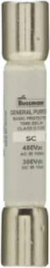 General Purpose Fuse 50A 480 Vac, 2.25 Inch Height, Ferrule End Connection