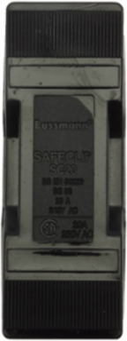 Low Voltage Fuse Holder 20A Single-Pole 59 mm Height 71 mm Width 25 mm Depth