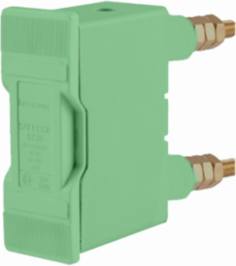 Low Voltage Fuse Holder, 20 Amp, Single-Pole, 94.8 g