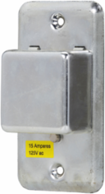 Handy Box Cover Unit 15A 125V 2.14 Inch x 4.2 Inch x 2.4 Inch Receptacle Fuse Holder
