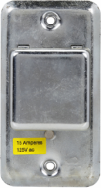 Handy Box Cover Unit 15A 125V 2.14 Inch x 4.2 Inch x 2.4 Inch Receptacle Fuse Holder