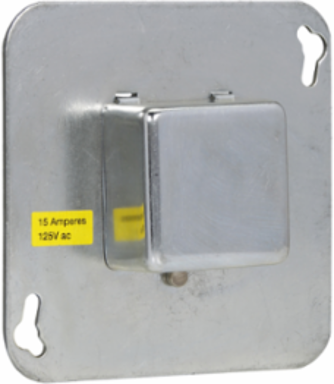 Square Box Cover Unit 15A 125V 4.13 Inch x 2 Inch with Switch Control