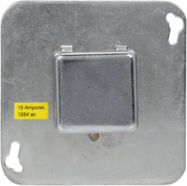 Square Box Cover Unit 15A 125V 4.13 Inch x 2 Inch with Switch Control