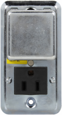 Handy Box Cover Unit 4.2 Inch x 2.6 Inch x 2.26 Inch, 125V, 15A