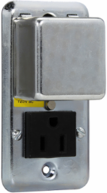 Handy Box Cover Unit 4.2 Inch x 2.6 Inch x 2.26 Inch, 125V, 15A