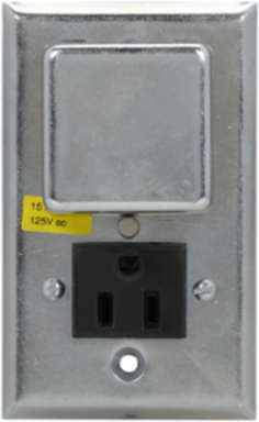 Switch Box Cover Unit 125V 15A Weatherproof 4.49 Inch x 2.4 Inch x 2.74 Inch