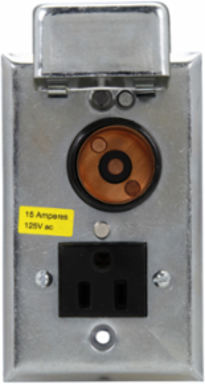 Switch Box Cover Unit 125V 15A Weatherproof 4.49 Inch x 2.4 Inch x 2.74 Inch