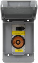 Handy Box Cover Unit 4.75 Inch x 1.76 Inch Weather Proof 125V 15A