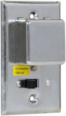 Weatherproof Switch Box Cover Unit 4.5 Inch x 2.75 Inch, 15A, 125V