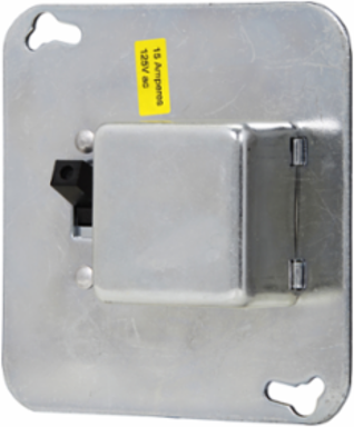 Square Box Cover Unit 15A 125V 2.2 Inch Width 4.11 Inch Height