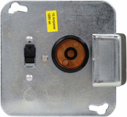 Square Box Cover Unit 15A 125V 2.2 Inch Width 4.11 Inch Height
