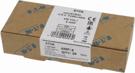 Low Voltage Fuse Link 6 A AC 240 V BS88 12 x 47 mm Class C gL/gG