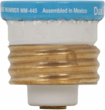 Time Delay Plug Fuse 1-1/4A 125V Heavy-Duty 12.88 Inch Length