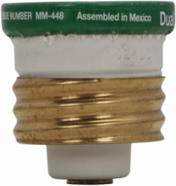 Heavy Duty Time Delay Plug Fuse 25 Amp 125 Volt 10 kAIC Threaded Mount