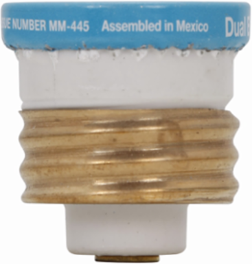 Heavy Duty Time Delay Plug Fuse 9 Amp 125 Volt 10 kAIC Interrupt Rating 12.88 Inch Length