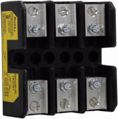 Class T Modular Fuse Block, 600 Vac/Vdc, 61-100A, Box Lug, 4.875 Inch Depth
