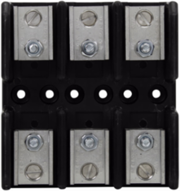 Class T Modular Fuse Block, 600 Vac/Vdc, 61-100A, Box Lug, 4.875 Inch Depth