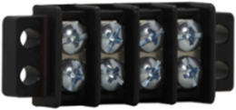 Double Row Terminal Block 2.16 Inch, 30A, 300V, 6-Pole, 9 lb-in Torque