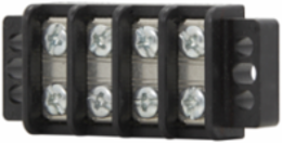 Double Row Terminal Block 8-Pole 300V 9 lb-in Torque Rating 4 Inch Width