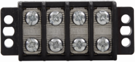 Panel Mount Terminal Block Connector 30A 300V 10-Pole Double Row, 8.5 Inch Height