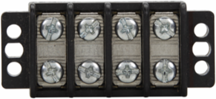 Double Row Terminal Block 30A, 300V, 7 Inch Length, 4 Inch Width, 3.58 LB Weight