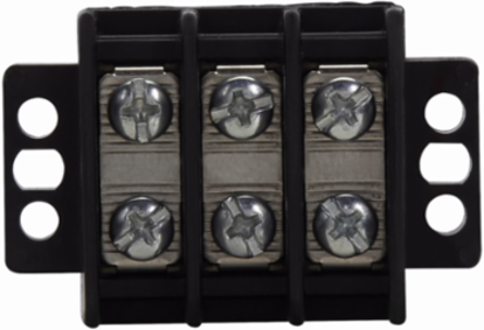 Panel Mount Terminal Block Connector, 600V, 30A, Seven-pole, 2.51 Inch