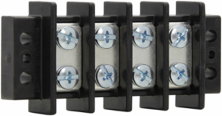 Double Row Terminal Block 7-Pole 14.8 Inch Length 75A 600V