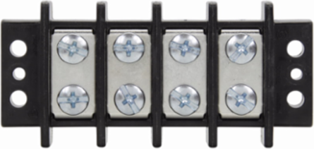 Panel Mount Terminal Block Connector, 12-Pole, 75A, 7500V Breakdown Voltage