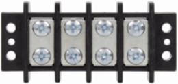 Panel Mount Terminal Block Connector, 12-Pole, 75A, 7500V Breakdown Voltage