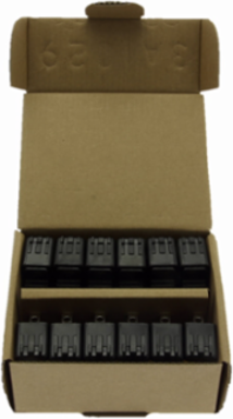 Time-Delay Fuse, 10A, 600 Vac/300 Vdc, 300 kAIC, Finger Safe, Glass Filled PES