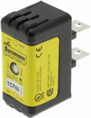 Time-Delay Fuse, 60A, 600 Vac/300 Vdc, Finger Safe, Glass Filled PES