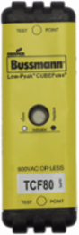 Time-Delay Fuse, 80A, 600 Vac/300 Vdc, Finger Safe, 2.125 Inch Height