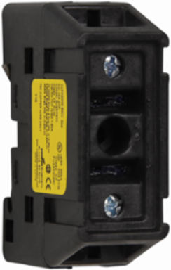 Modular Fuse Holder 600 Vac, 300 Vdc, 30A, Finger Safe, 1 IN Width, 2.5 IN Depth